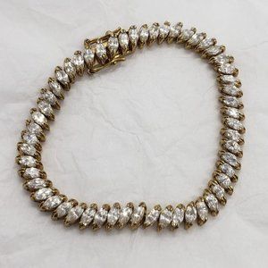 Gold Tennis Bracelet